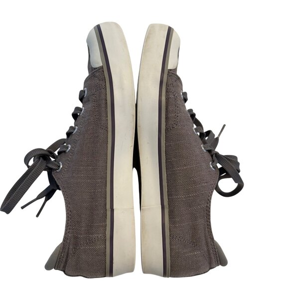 SIZE 8 Keen Elsa Brown Canvas Sneakers Shoes - Picture 9 of 10